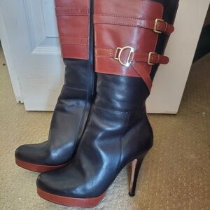 Cole Haan Carolyn boot. size 8.5B black/sequoia